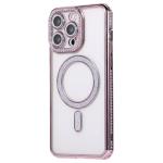 Premium Clear BLING BLING Magsafe Design Case for Apple iPhone 17 Air - Rose Golden